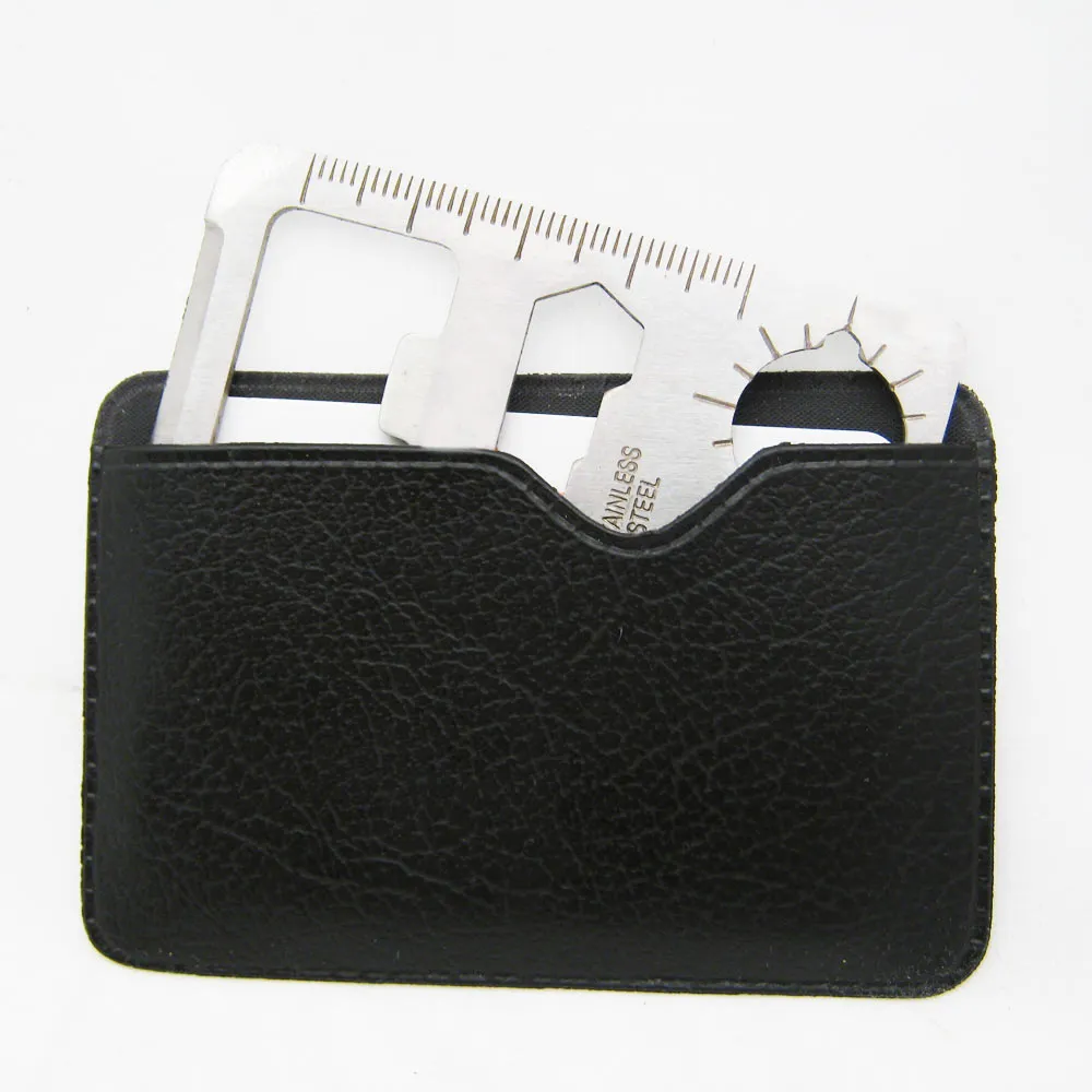 10 Credit Card Folding Knife Black Pocket Wallet Razor Sharp Survival Camping