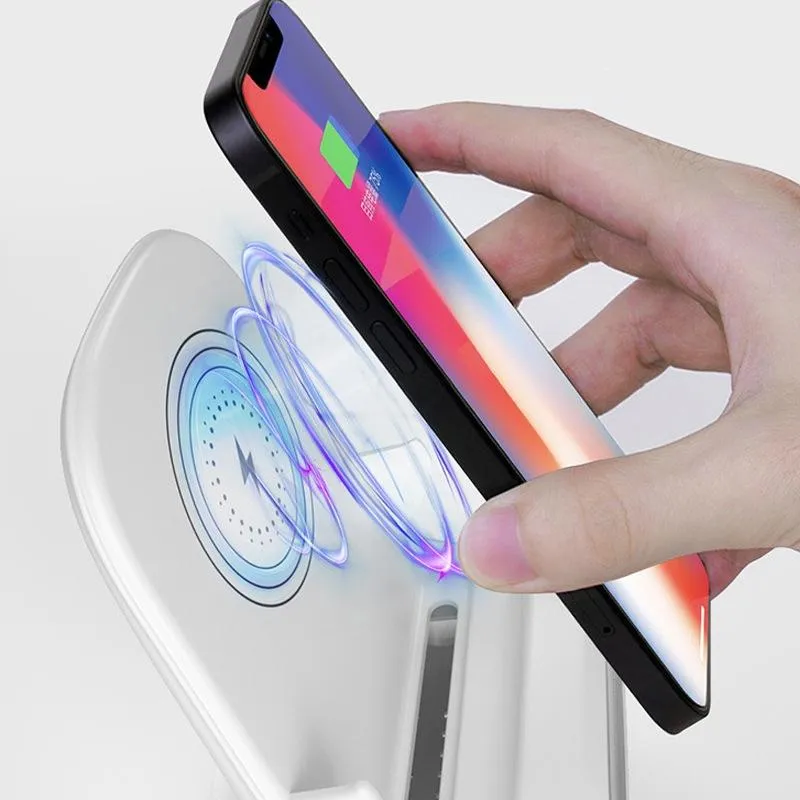 15W Vertical Wireless Charger For 4.5 11 Devices White