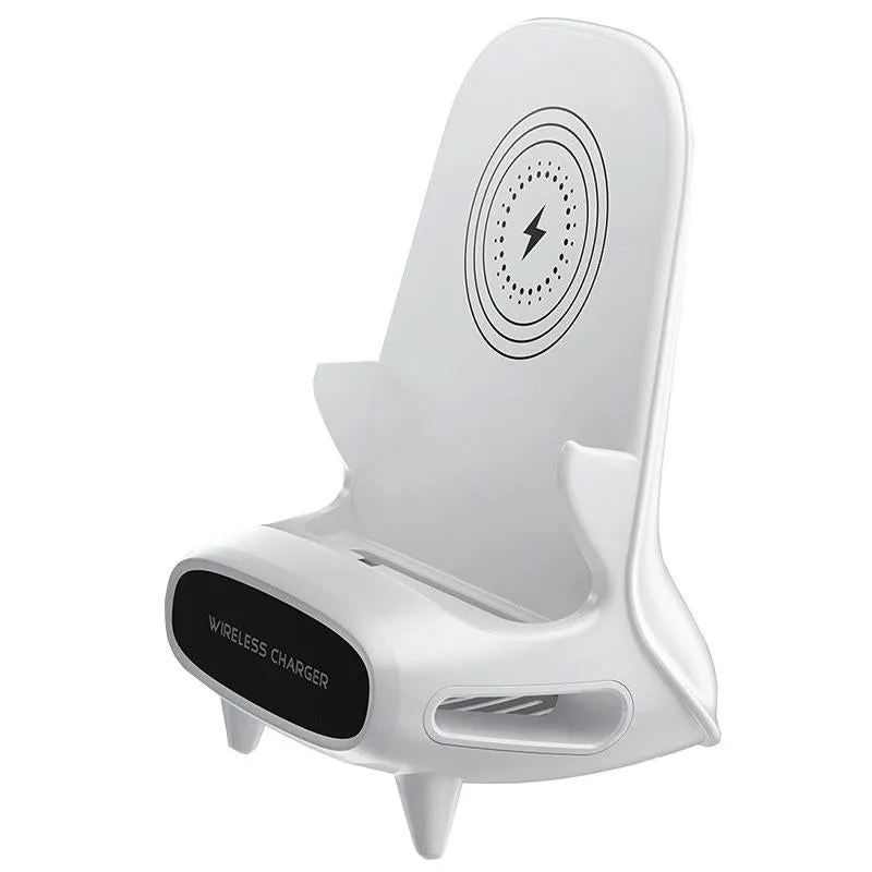 15W Vertical Wireless Charger For 4.5 11 Devices White