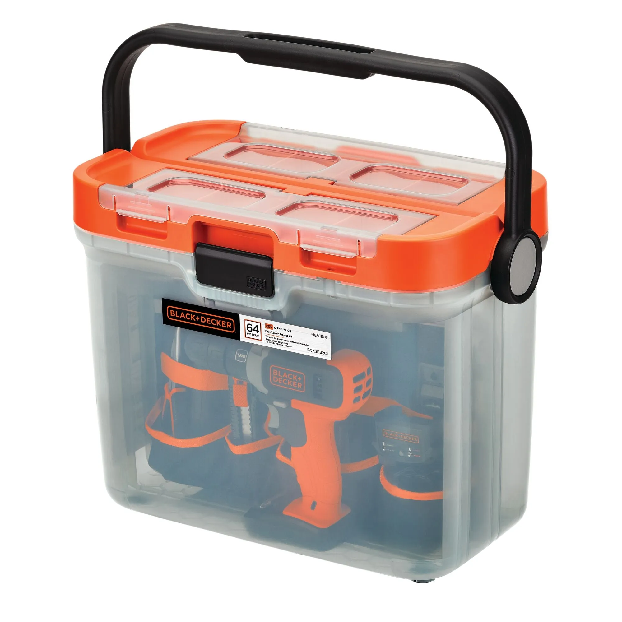 20V MAX* Drill With Home Project Kit, 64-Piece