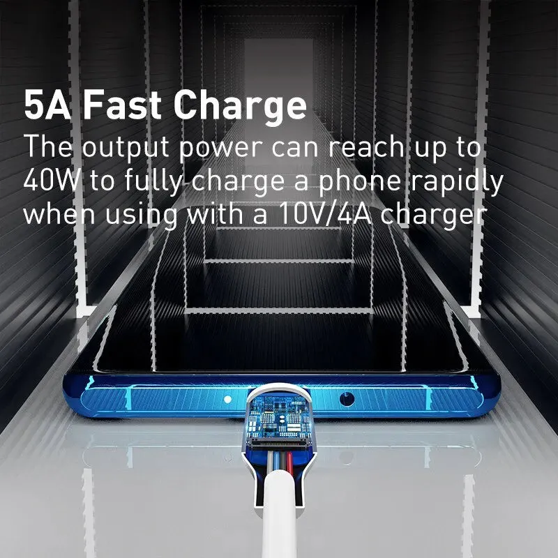 5a Fast Charging Usb Type c Cable for Huawei and Xiaomi