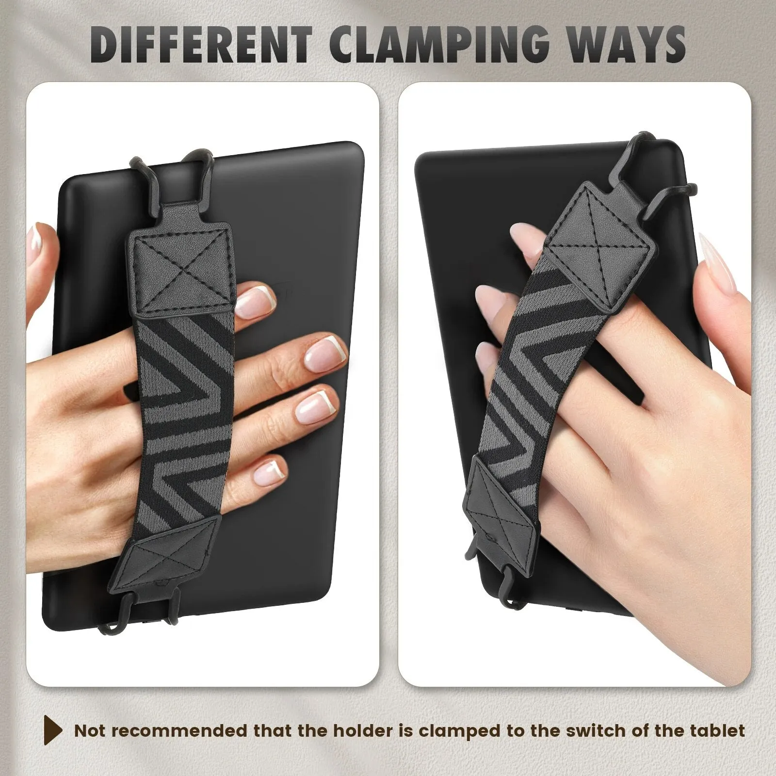 6-8" High-elasticity Hand Strap for Kindle Ereaders Fire Tablet