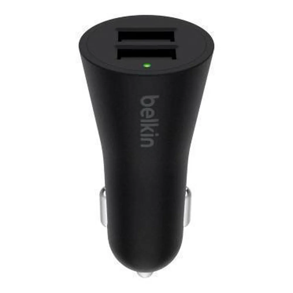 BELKIN BOOSTUP 2-Port Car Charger - Black
