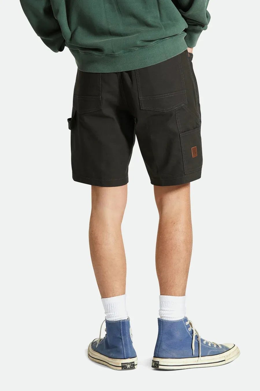 BUILDERS CARPENTER SHORT WASHED BLACK
