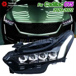 Cadillac CT5 2020-2022 modified headlights full led lamp upgrade led lens Daytime running light  turn signal light