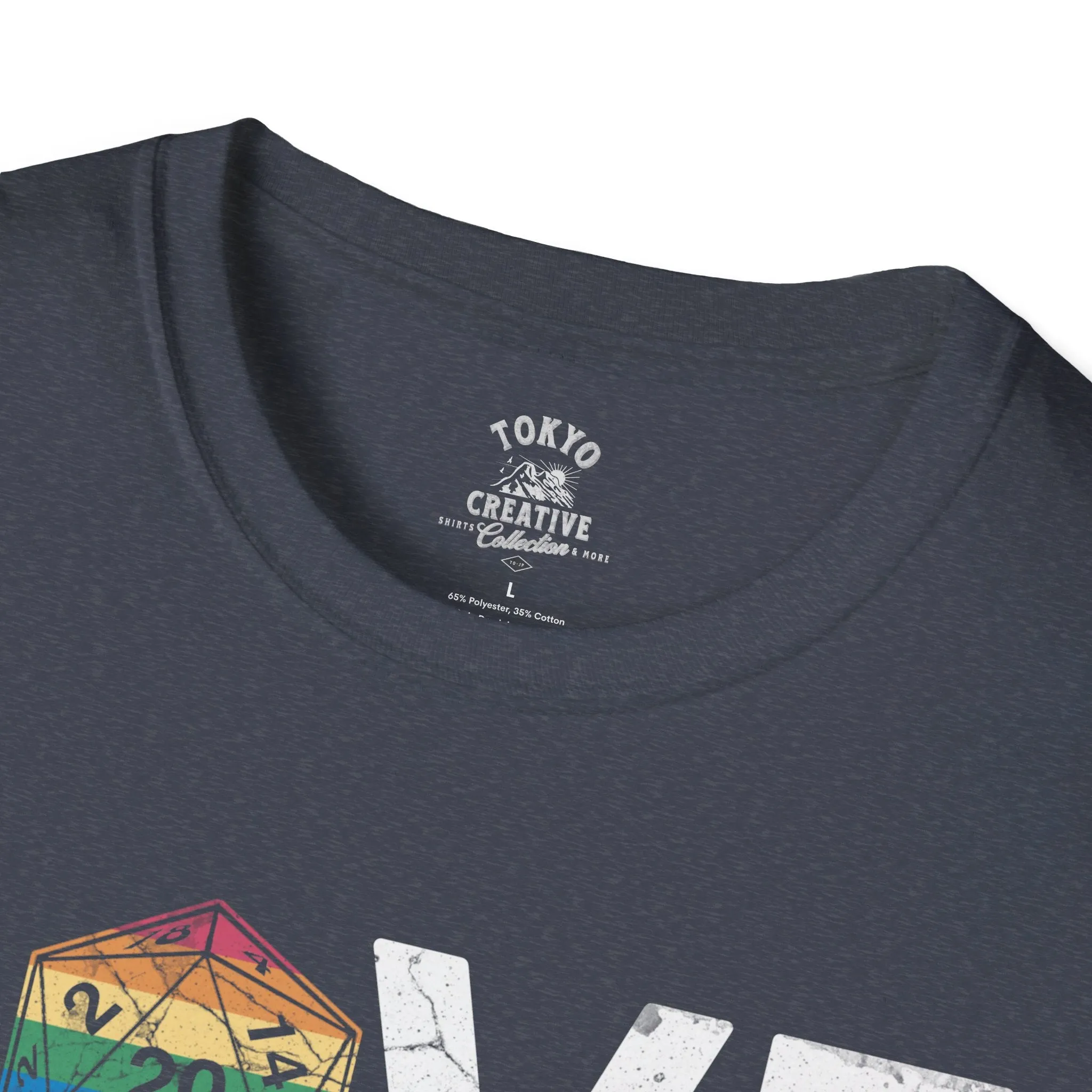 Love Who You Want Shirt - Inclusive Rainbow D20 Tee for Gamers and Allies