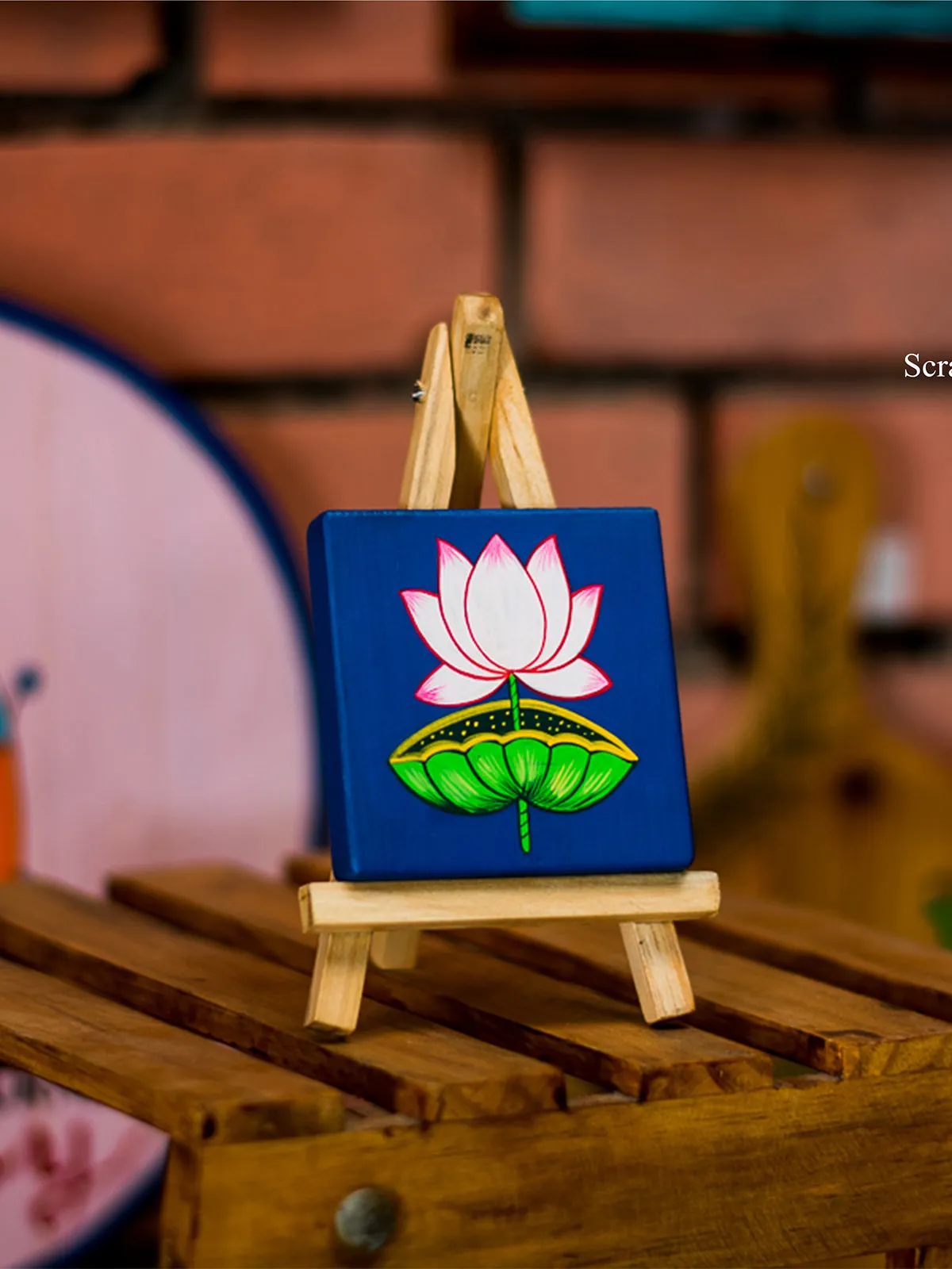 Mini Chalkboard Easel Multipurpose