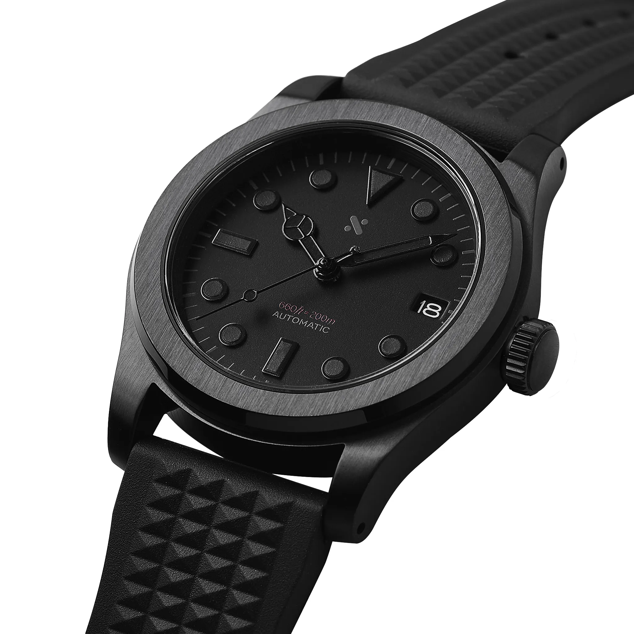 NMK-WK04 DIY Watchmaking Kit: Black Lume Tool Watch