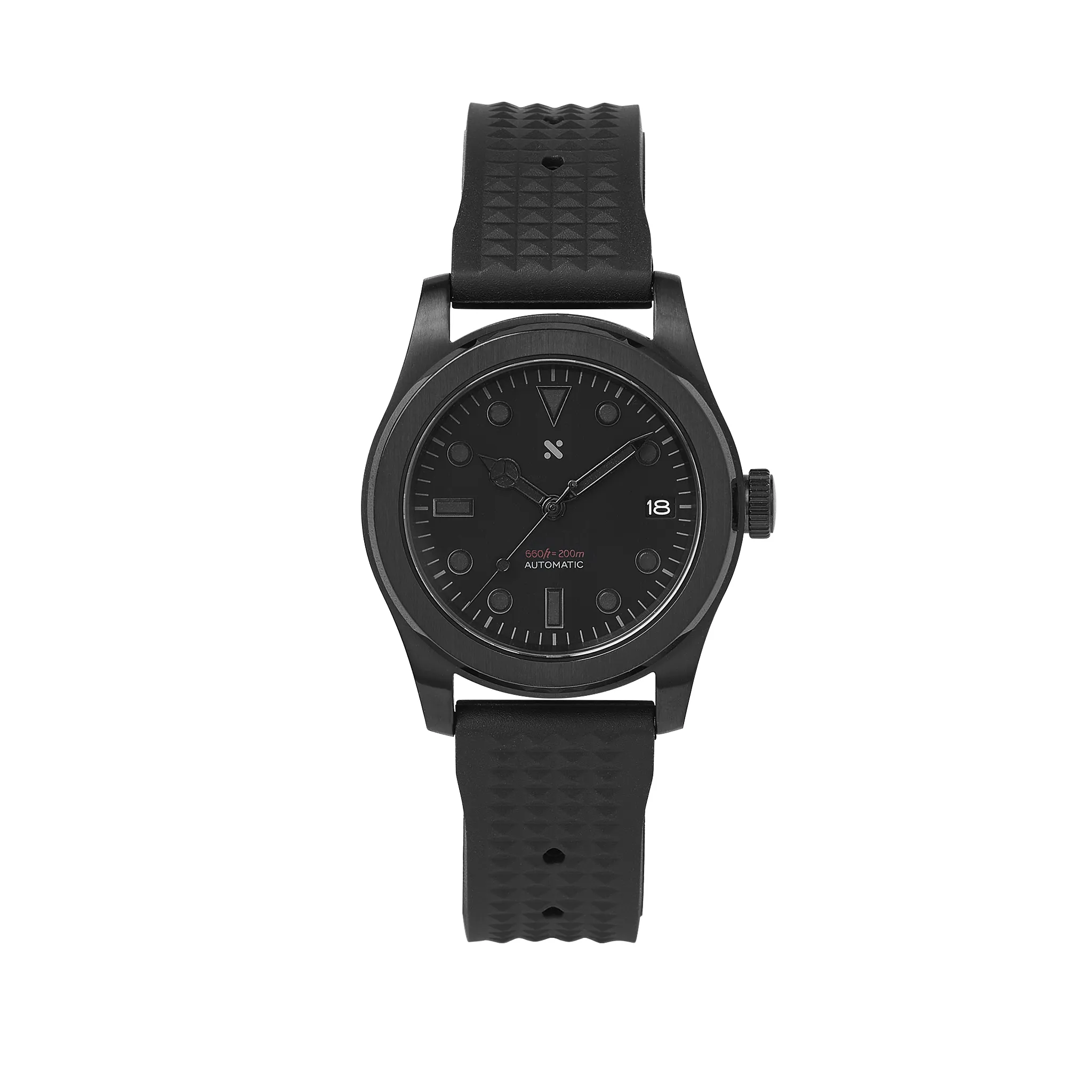 NMK-WK04 DIY Watchmaking Kit: Black Lume Tool Watch