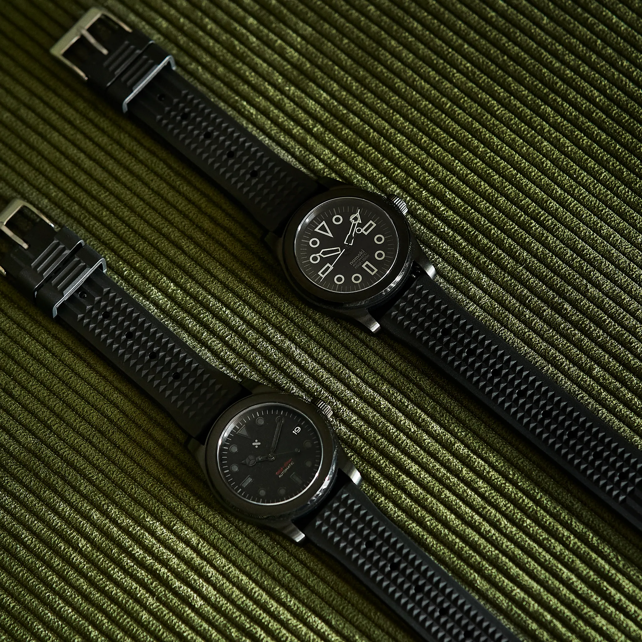 NMK-WK04 DIY Watchmaking Kit: Black Lume Tool Watch