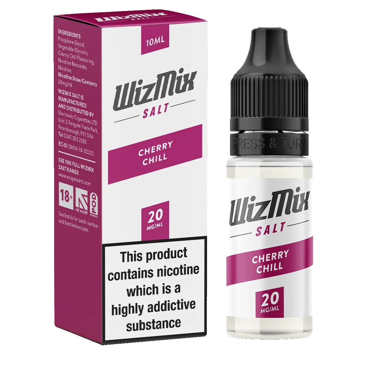 Wizmix Salt Cherry Chill - 10ml
